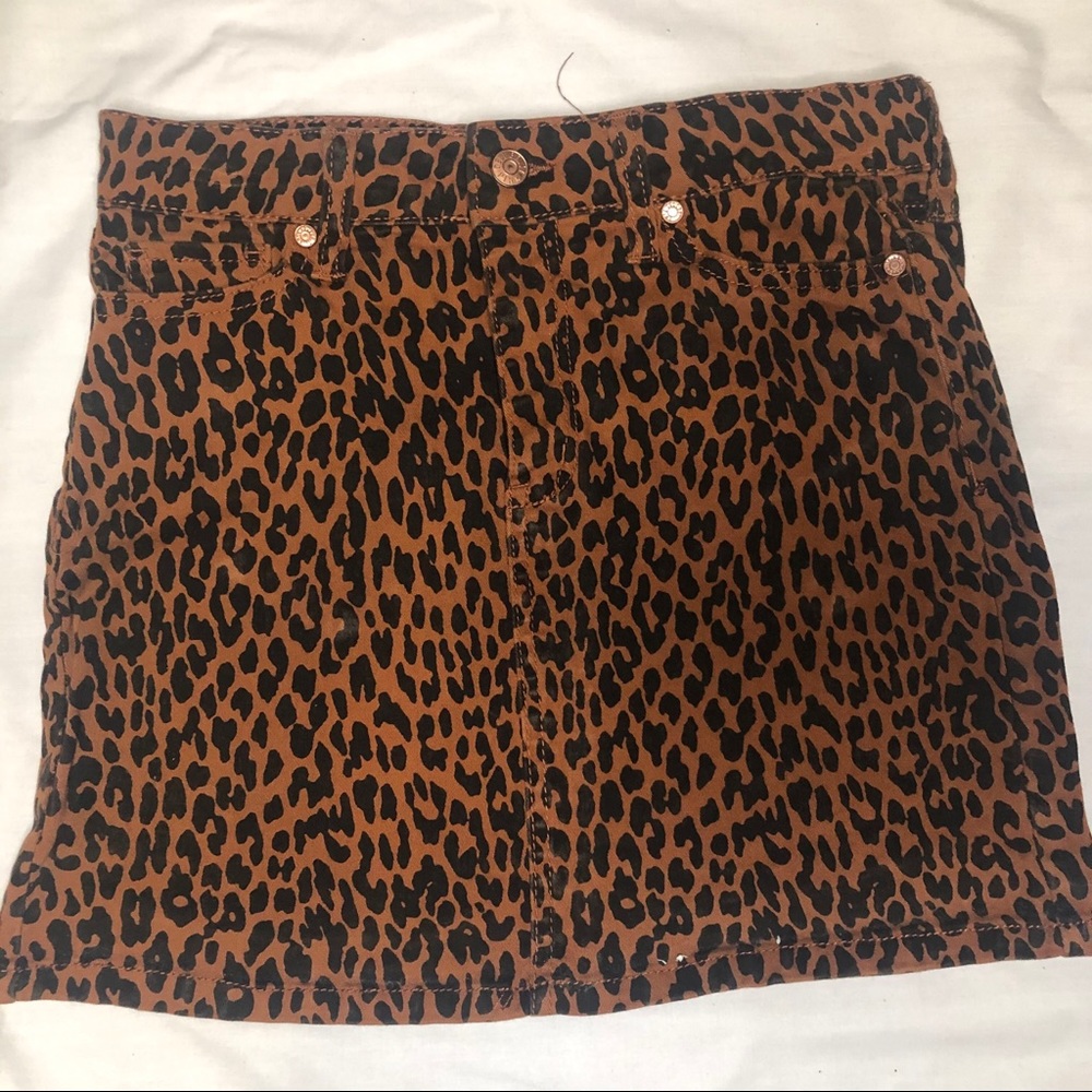 Girl Cheetah Print Skirt